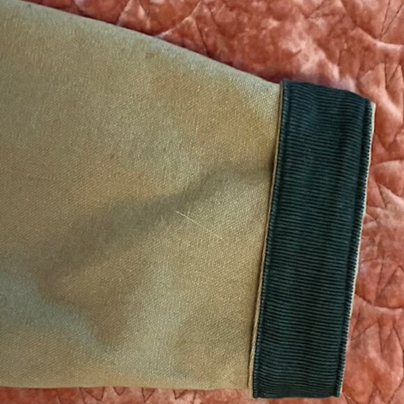 L.L. Bean Tan Jacket with Green Collar - Picture 10 of 15